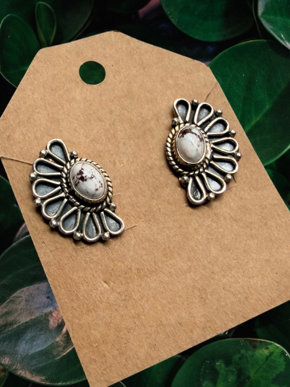 Wild Horse Sterling Silver Cluster Earrings | 925 Signed | Western Style New